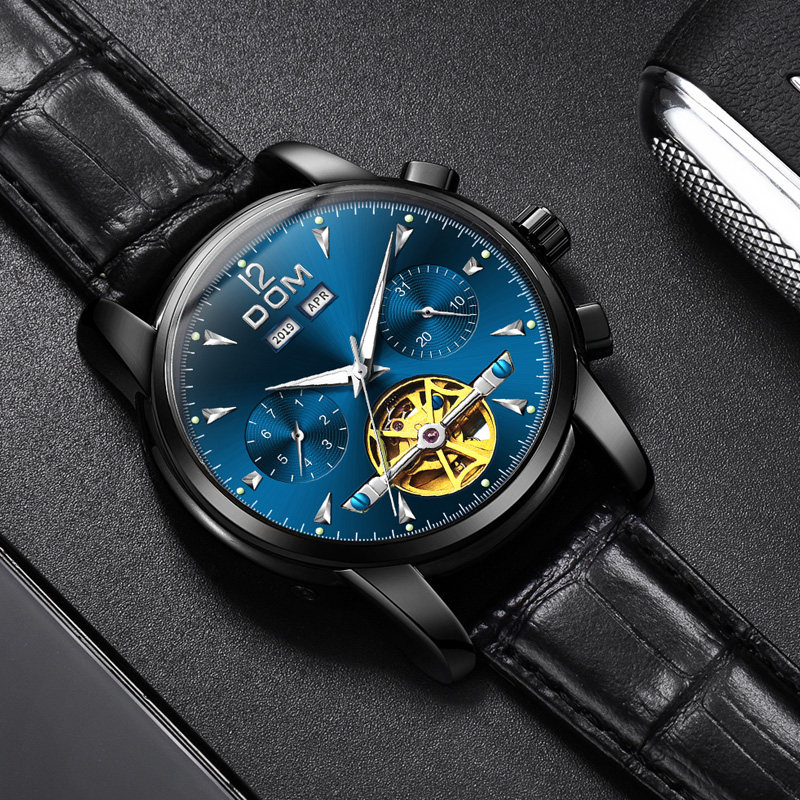 男士美国dom多姆手表魅力机械表ins奢华腕表国产腕表