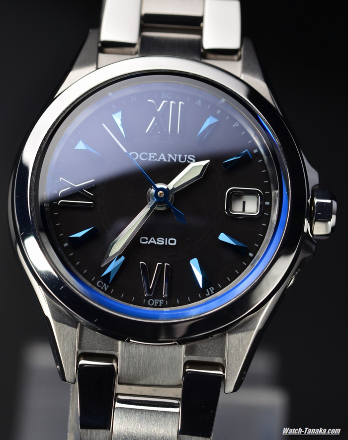 卡西欧海神太阳能电波钛合金女表ocw70j1ajfocw70pj7ajf日韩腕表