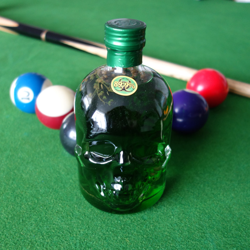 绿魔899度德国进口骷髅苦艾酒absinthe含草带盒送杯勺威末