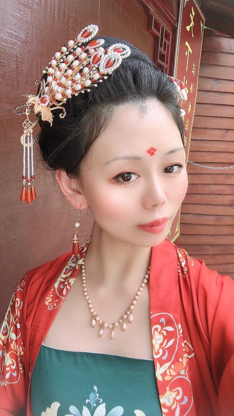 嘉怡发簪凤钗三尾红楼梦原创凤冠金丝凤头饰古装发饰