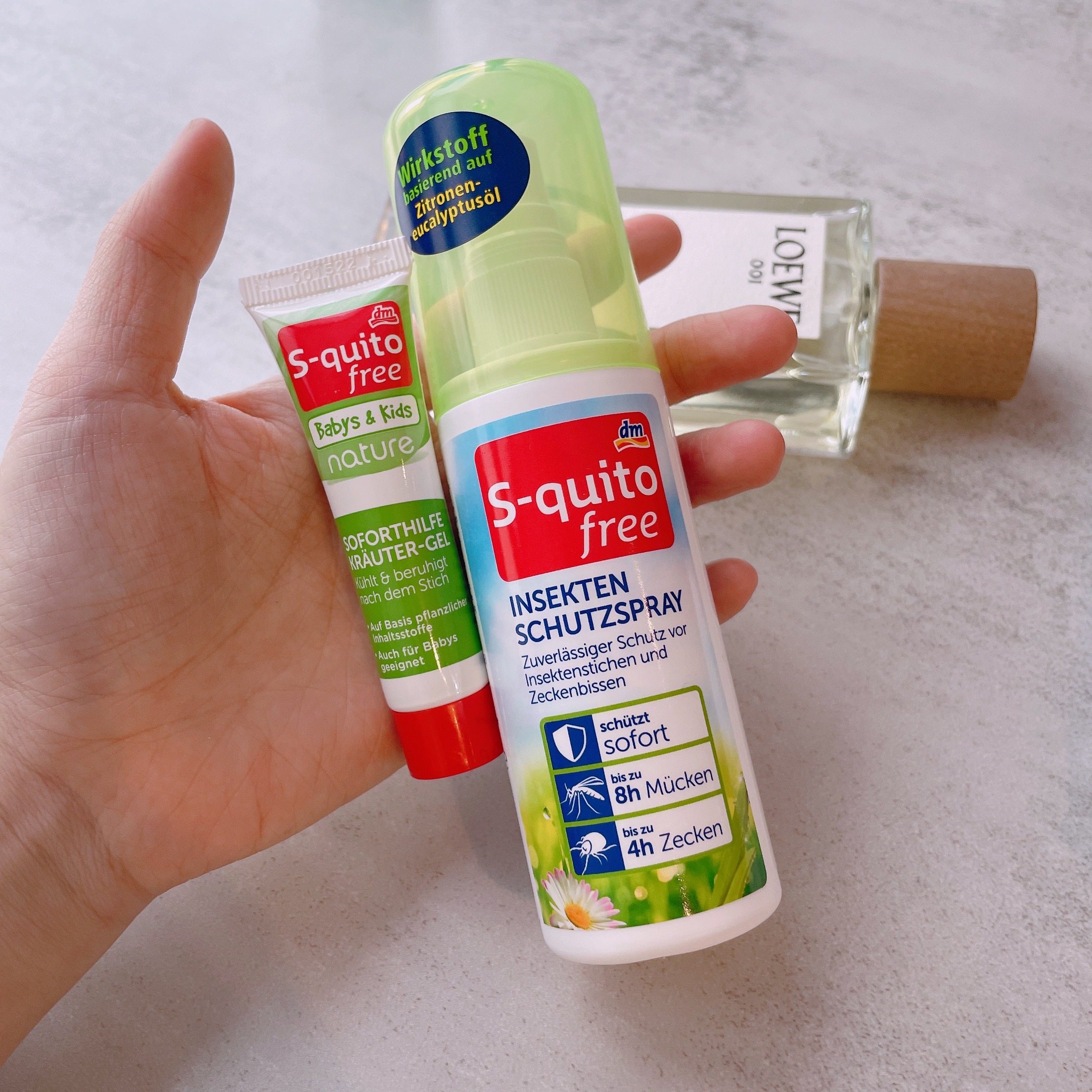 防蚊德国dm进口s-quitofree喷雾儿童成人户外防蚊水