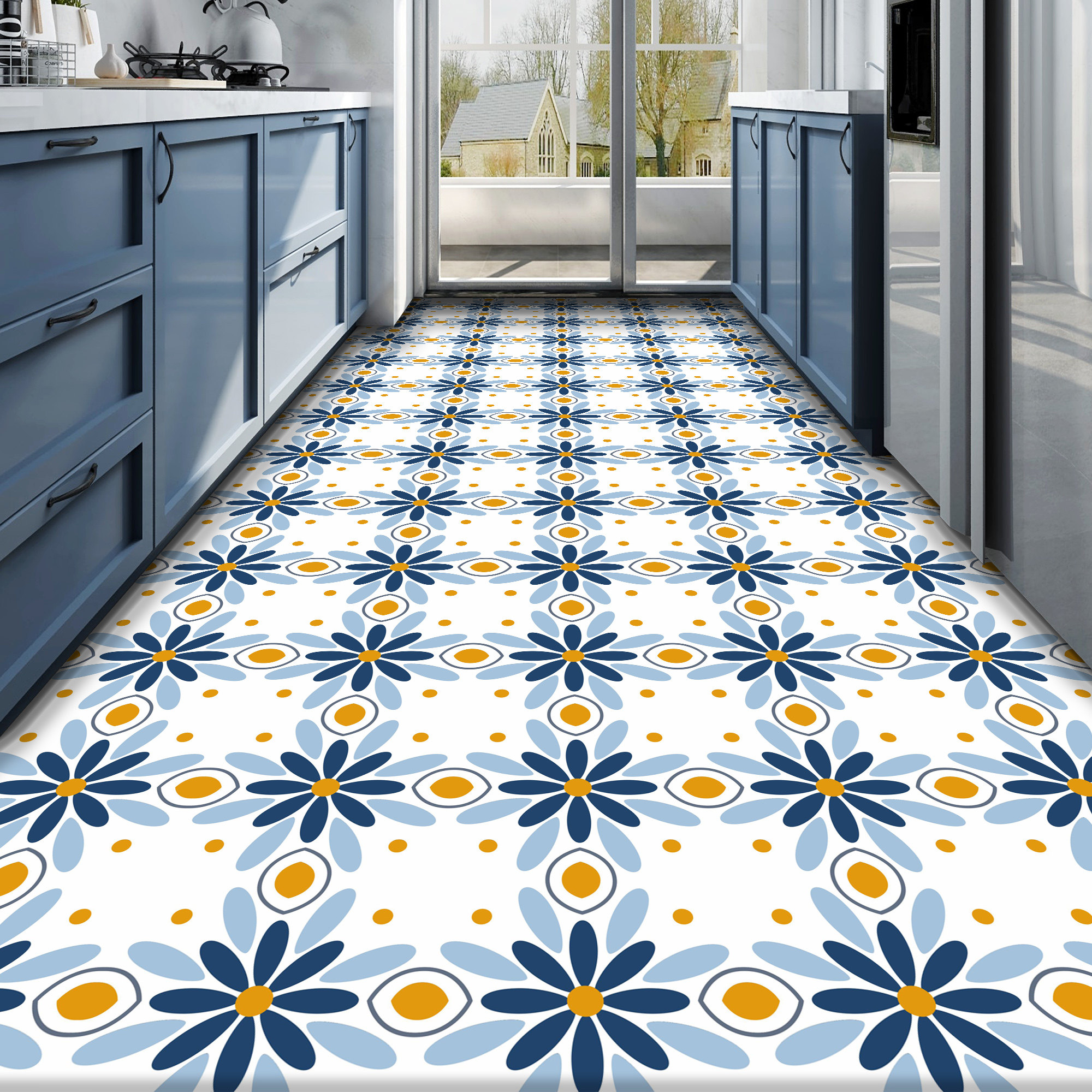 地贴定制厨房卫生间室内内墙简约图案温馨提示软装墙贴