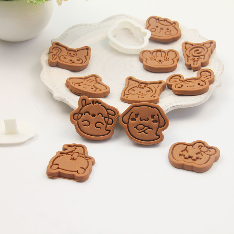 三丽欧万圣节饼干模具日式卡通儿童小号曲奇3D亲子DIY烘焙工具