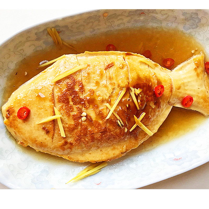 大黄鱼300g素食佛家纯素素菜黄鱼白皮鱼素五牲素肉