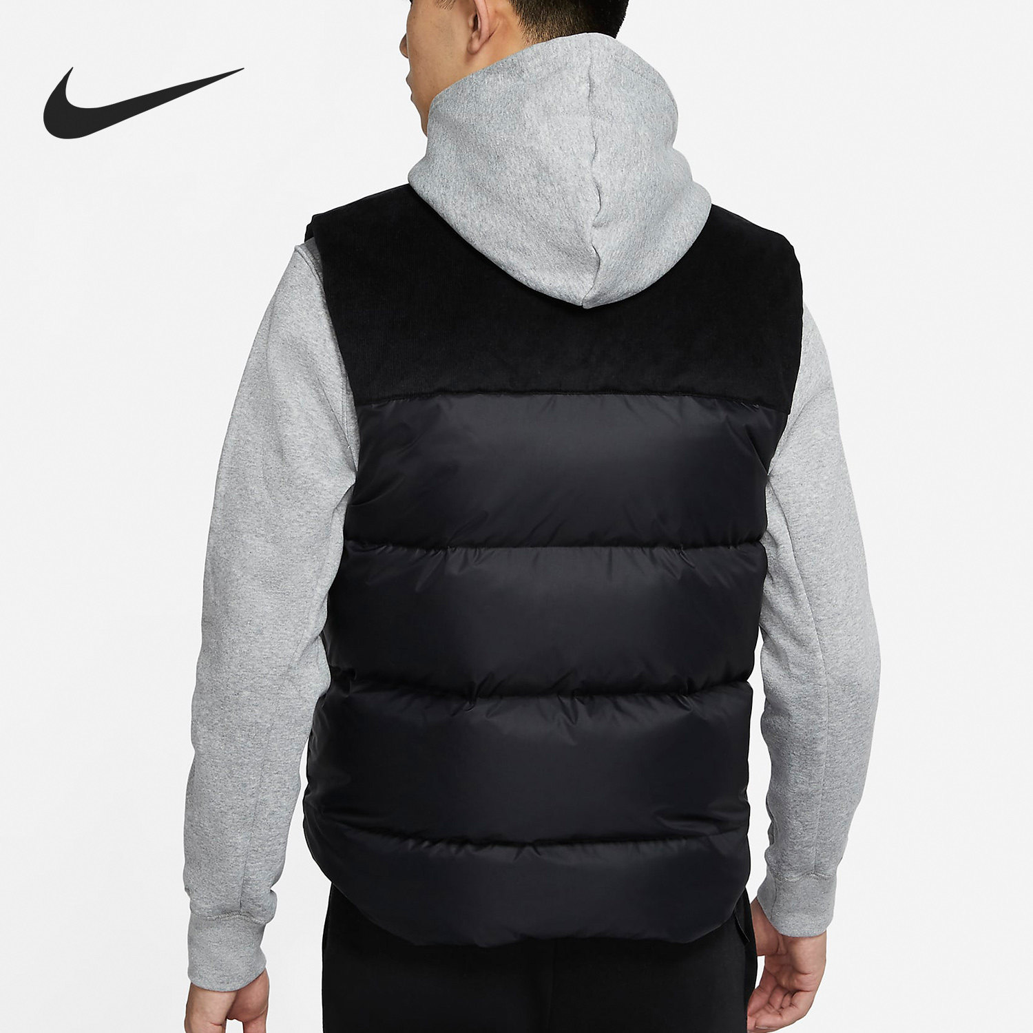 nike耐克正品sb秋季新款男子休闲运动羽绒滑板羽绒马甲