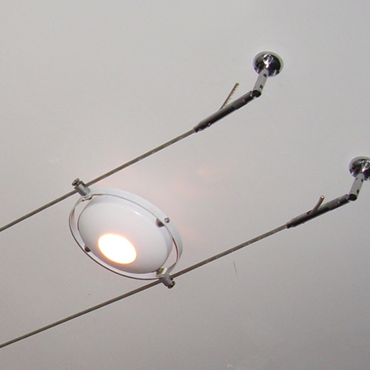 飞碟轨道led射灯走线灯钢丝灯钢索灯拉线灯背景墙照画客厅光效灯