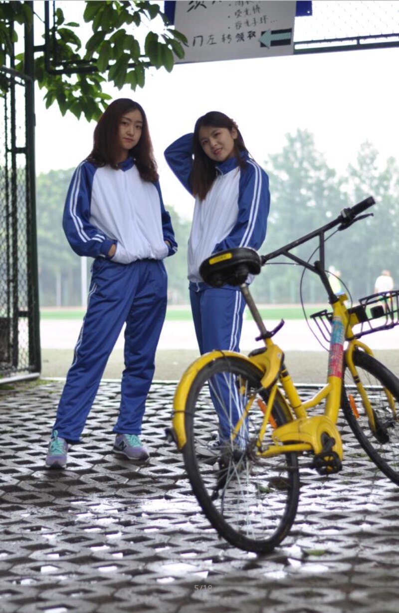 匆匆那年同款校服出租高中毕业班蓝白校园套装情侣怀旧班服学生