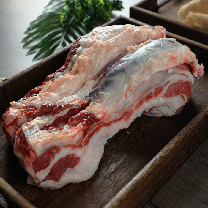 小兵清真新鲜牛肋扇500g生鲜牛肉肋条牛肋排骨烧烤佳品下单现切