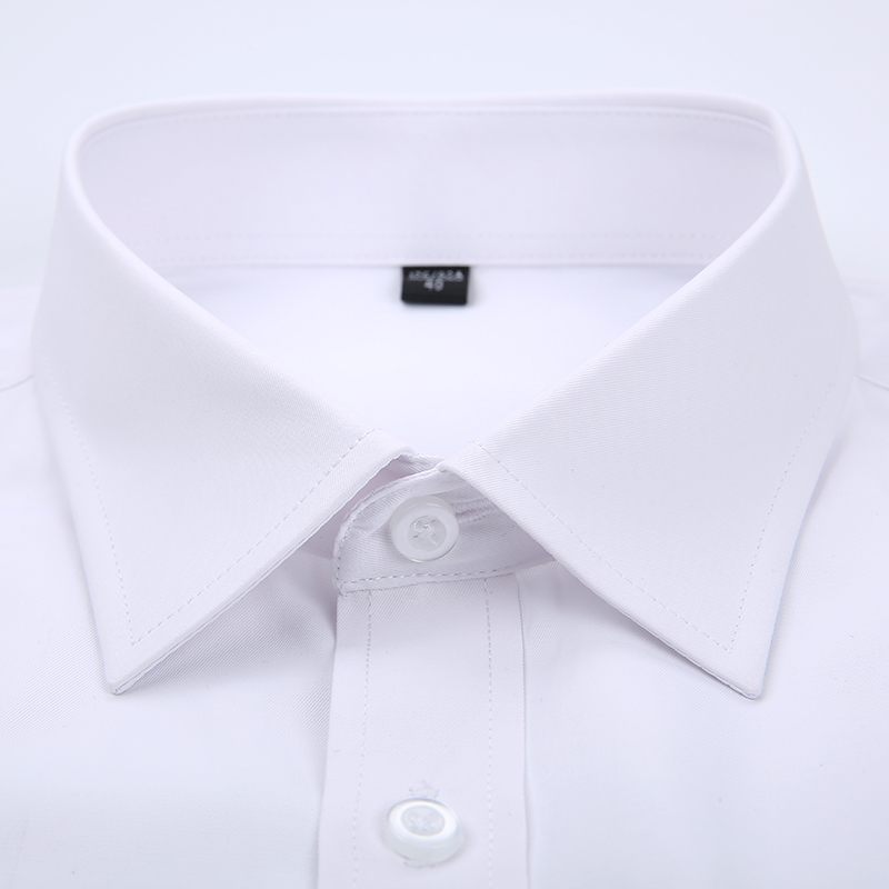 定制男女长袖衬衫刺绣工作服工装印字定做衬衣绣LOGO班服大码正装