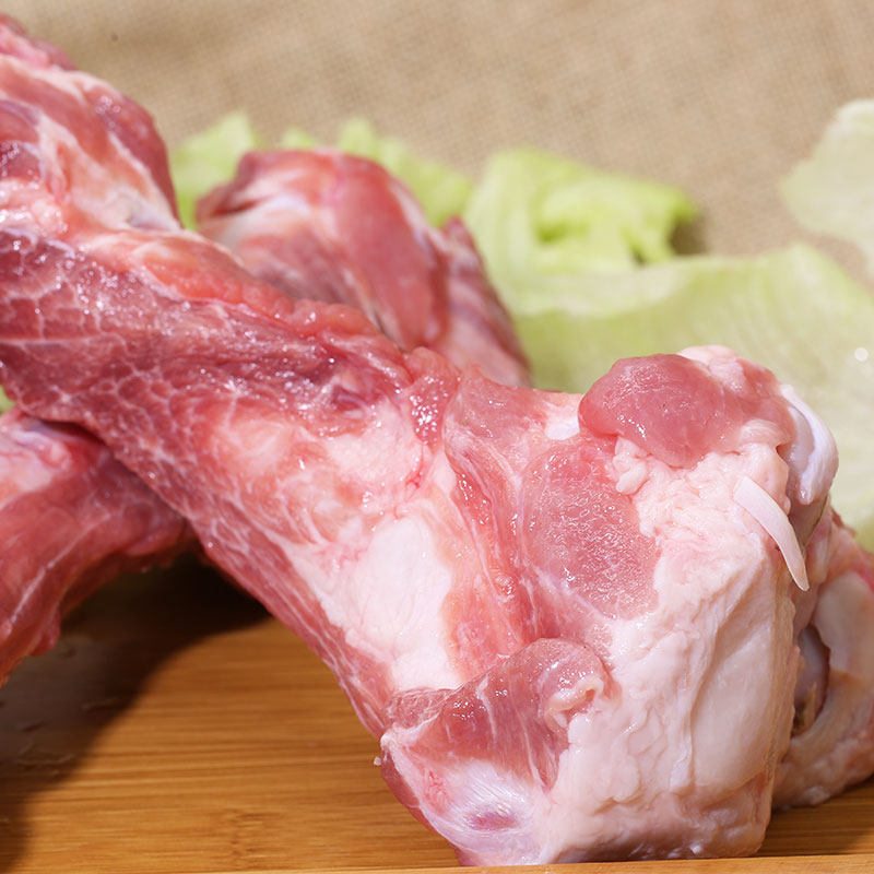 密云农家 新鲜土猪肉 猪棒骨 大骨头 猪筒骨生骨生猪肉粮食喂养