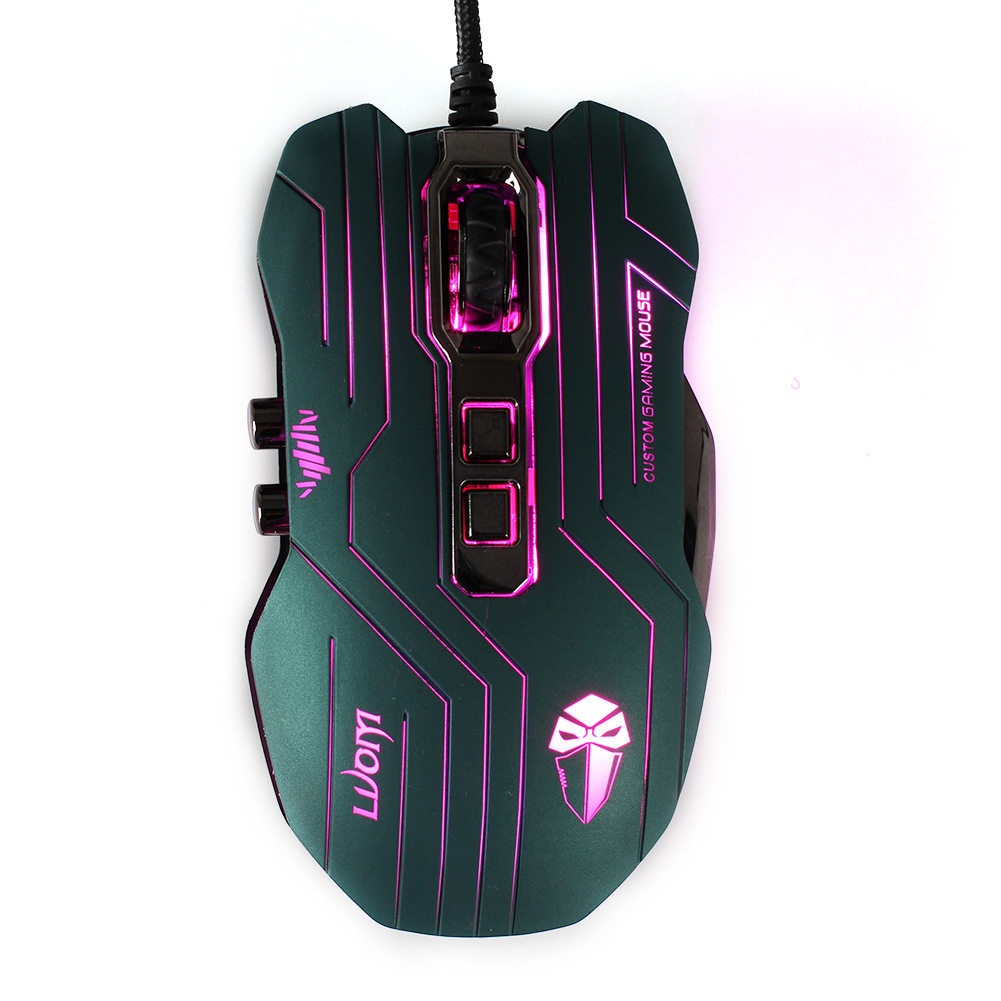 罗摩g5有线游戏机械鼠标礼品lol英雄联盟usb宏编程