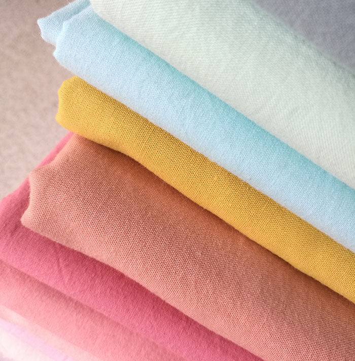 纯棉纯色平纹水洗棉床品面料被套床单枕套布料