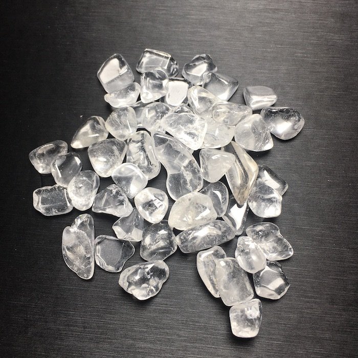 纯白 消磁碎晶 天然优质白水晶 消磁净化(单拍不发)