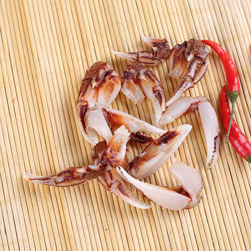 醉蟹钳食材 生吃蟹钳花蟹钳沙蟹脚鲜活冷冻蟹钳海鲜 量大优惠