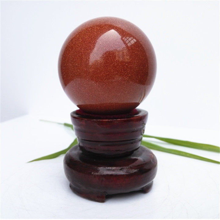 手把球手把玩砂石金砂石摆件天然沙石金星金沙石摆件