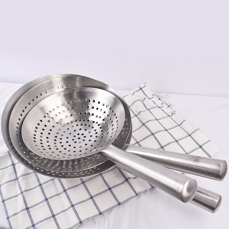 漏勺不绣大眼厨师用的东西漏瓢大孔商用大号漏勺