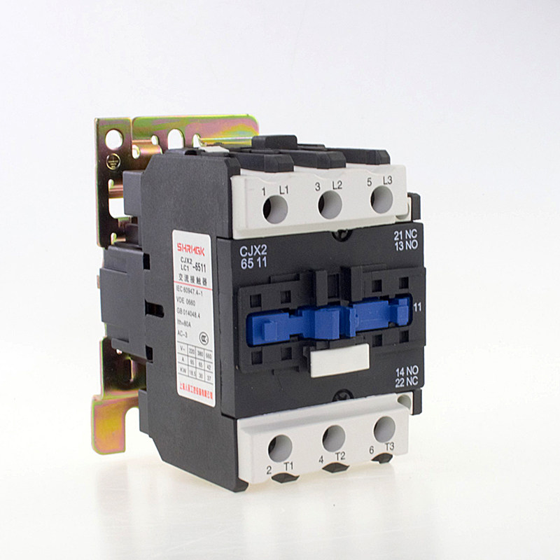 交流接触器cjx2-6511电压220v380v110v36v24v电流65a银点lc1d包邮低压