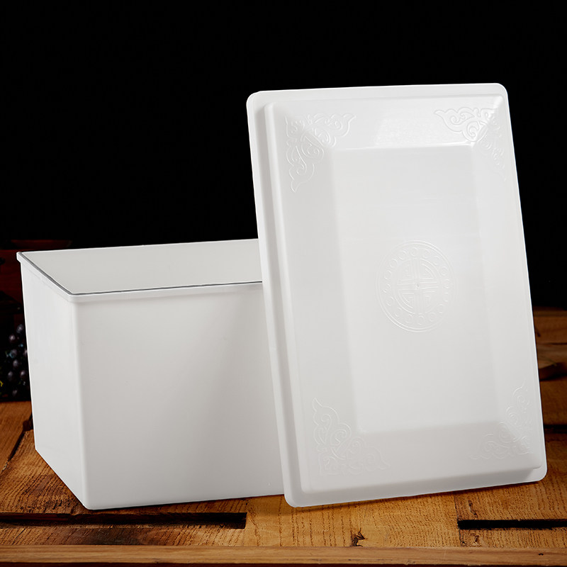 加厚骨灰盒防潮保护殡葬随葬品防腐防水白色加强骨灰盒