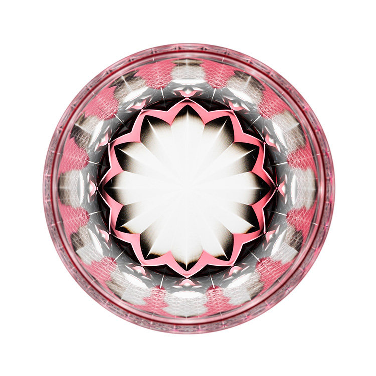 日本江户水晶星光威士忌酒杯筱崎冷饮手工雕花异形