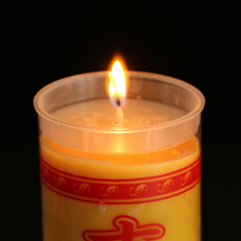 酥油斗烛佛前长明灯佛供吉祥如意1371530天供佛纯天然蜡烛无味蜡烛
