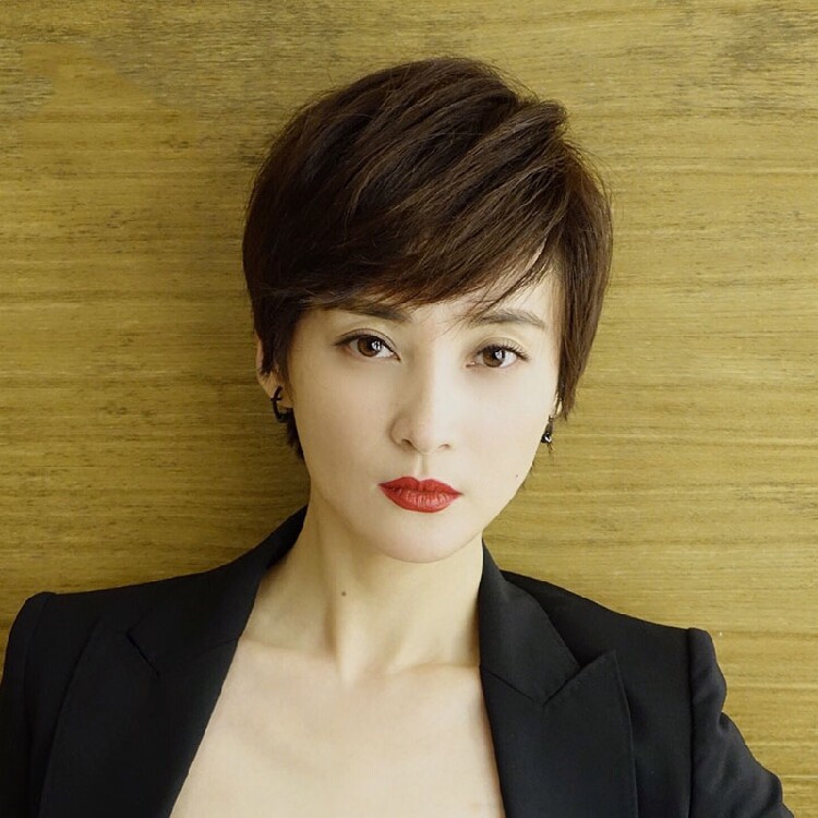 短发假发bobo个性帅气气短直发时尚自然蓬松日常整顶假发