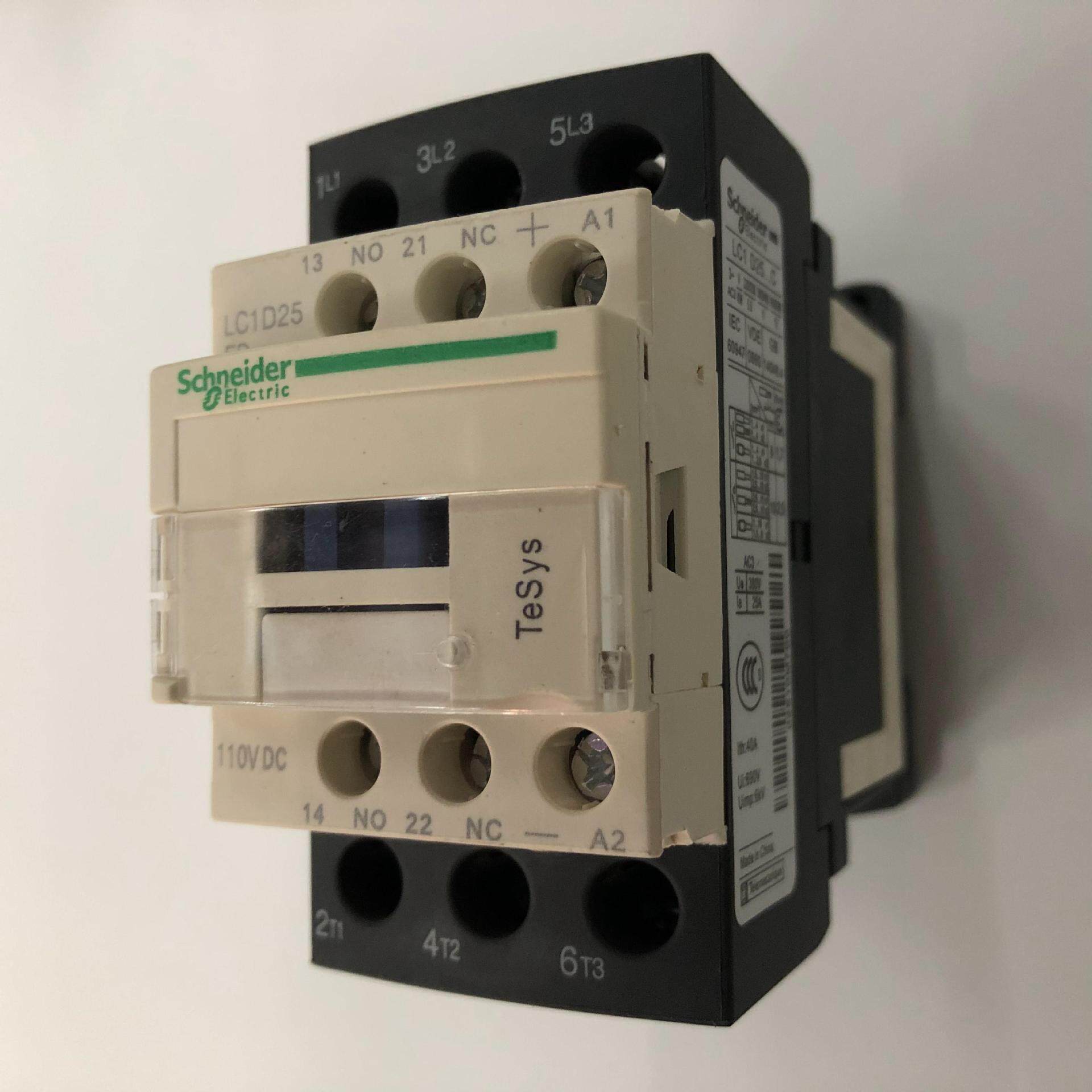 接触器新款原装正品lc1d25fdc110v施耐德直流低压低压接触器