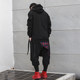 Spring and autumn fake two-piece hip-hars pants lattice male trend loose pants Korean version of the skirt pants HIPHOP large size harem pants Spring and autumn fake two-piece hip-hars pants lattice male trend loose pants Korean version of the skirt pants HIPHOP large size harem pants