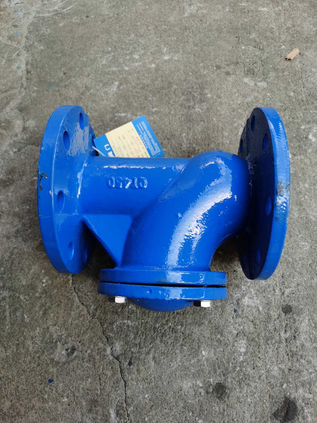 止回阀hq41x球型污水滑道滚球球形单向球铁法兰止回阀