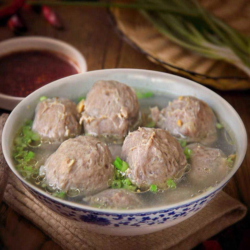 潮汕特产牛肉丸正宗手打牛筋丸潮州肉丸汕头火锅烧烤煲汤食材