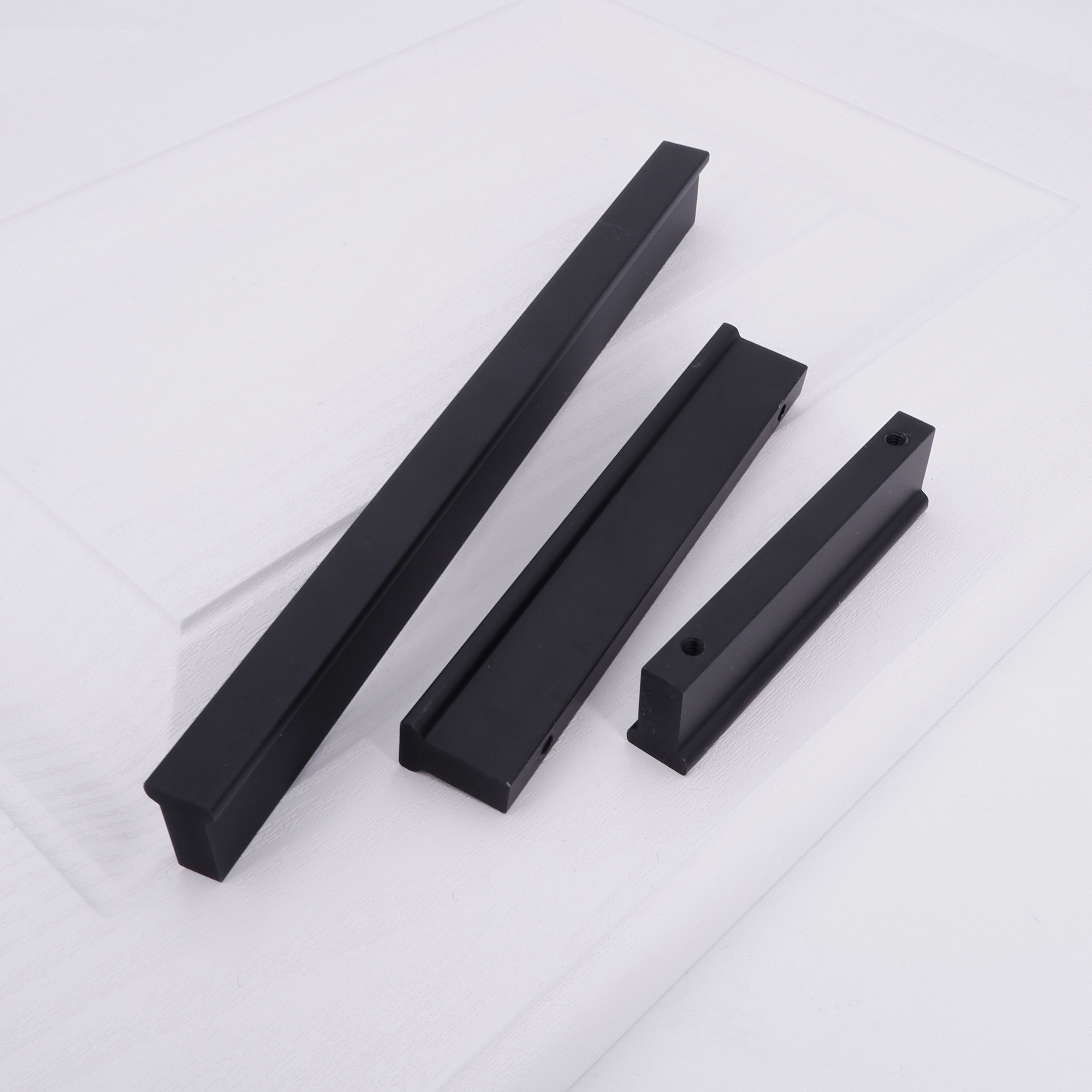 轻奢柜门金色拉手现代简约厨柜抽屉柜子加长把手衣柜黑色拉手北欧