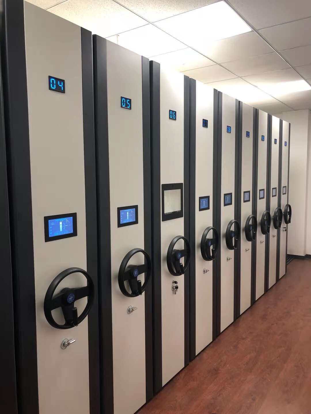 文件柜电动智能资料档案带锁储物柜抽屉铁皮钢制文件柜