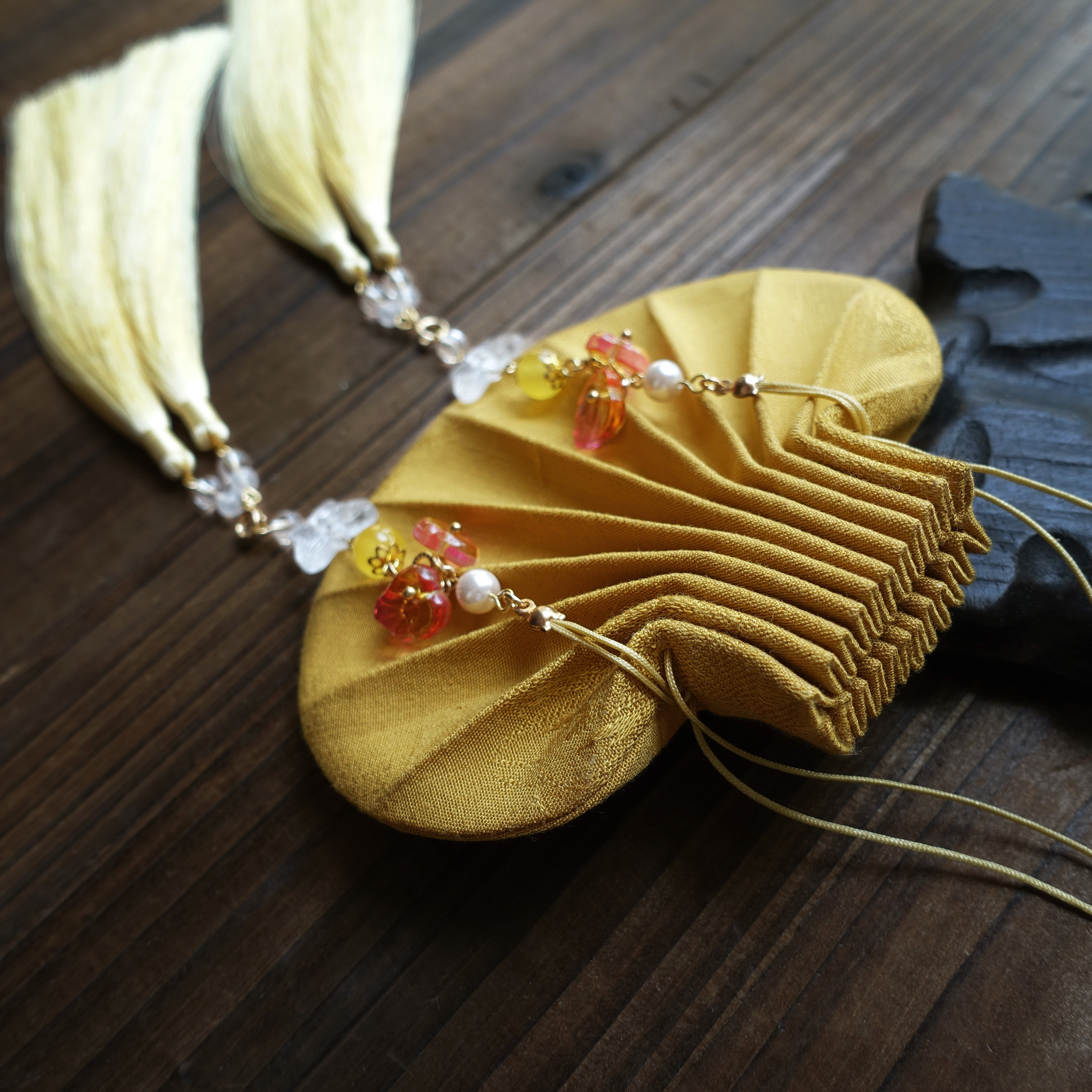 等香来秋霁 古风汉服荷包配饰古法腰圆荷包流苏抽绳腰佩香囊