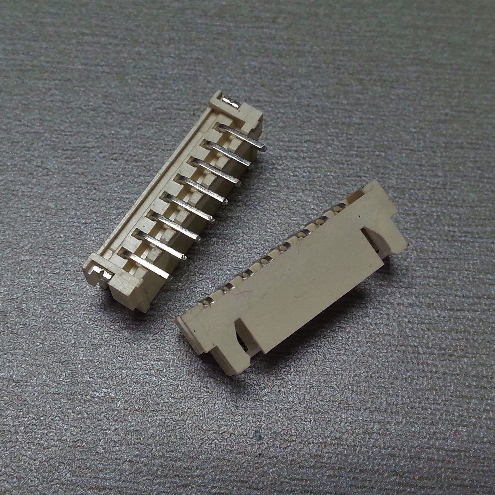 供应xh立式贴片针座间距254mm8pin表贴连接器连接器