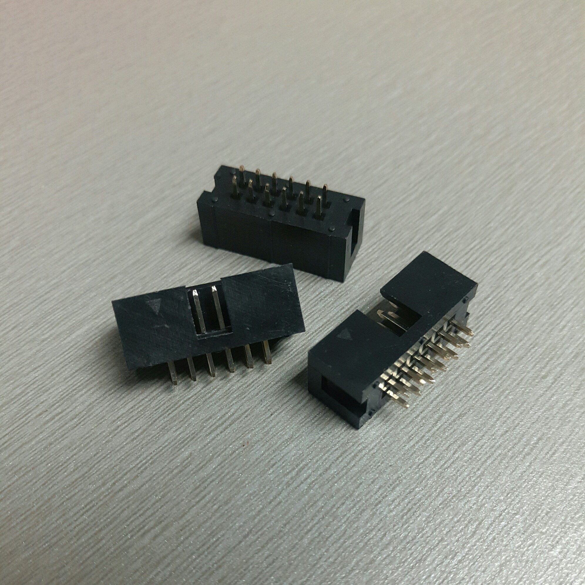 简牛6p直插连接器isp下载接口生产加工针座12pin连接器