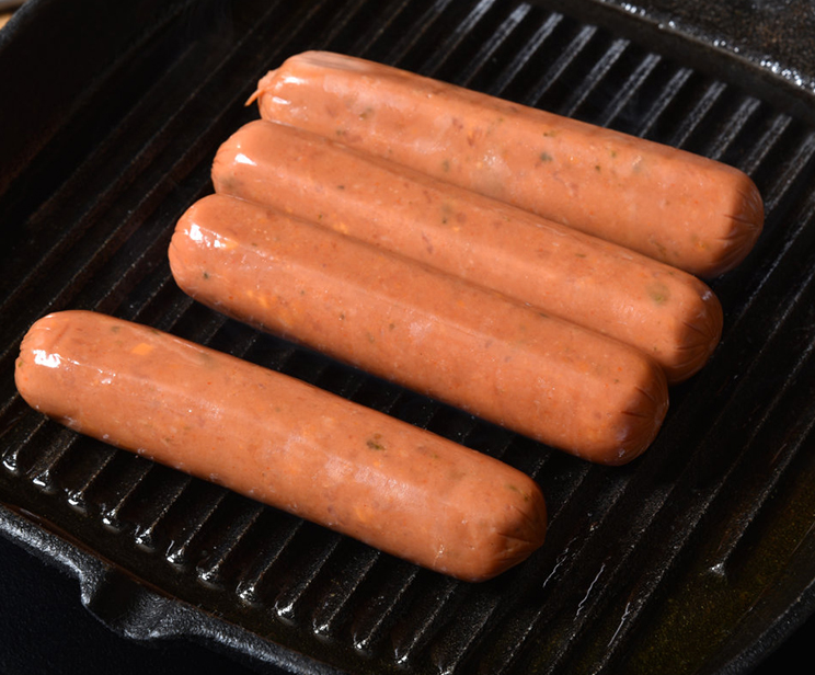 大成桃熏德式热狗800g5包烘焙烟熏台烤香肠香肠