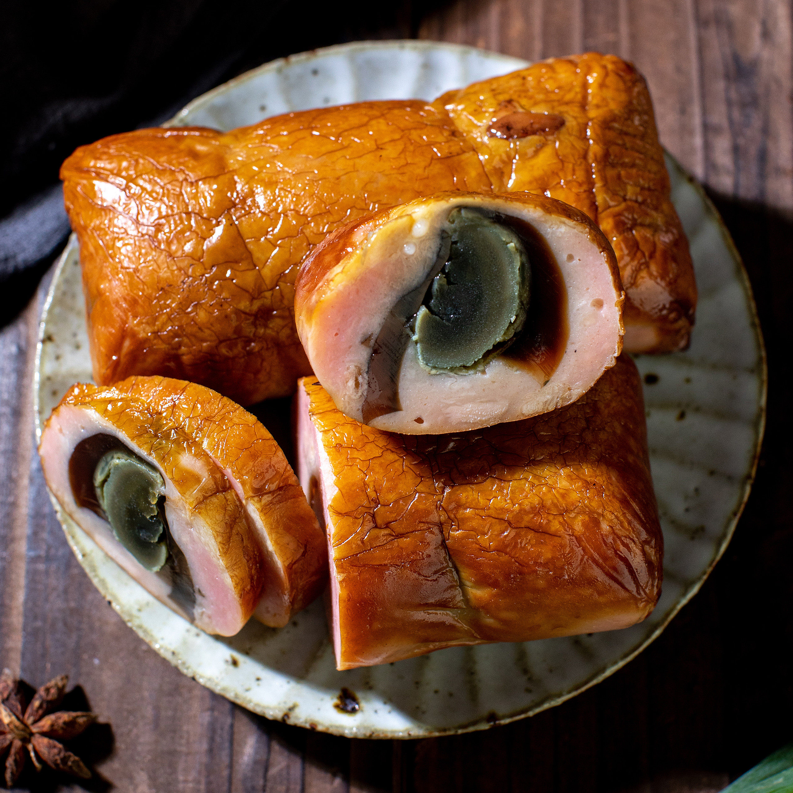 鸡腿正宗东北特产松花250g皮蛋变蛋肠即零食猪肉类