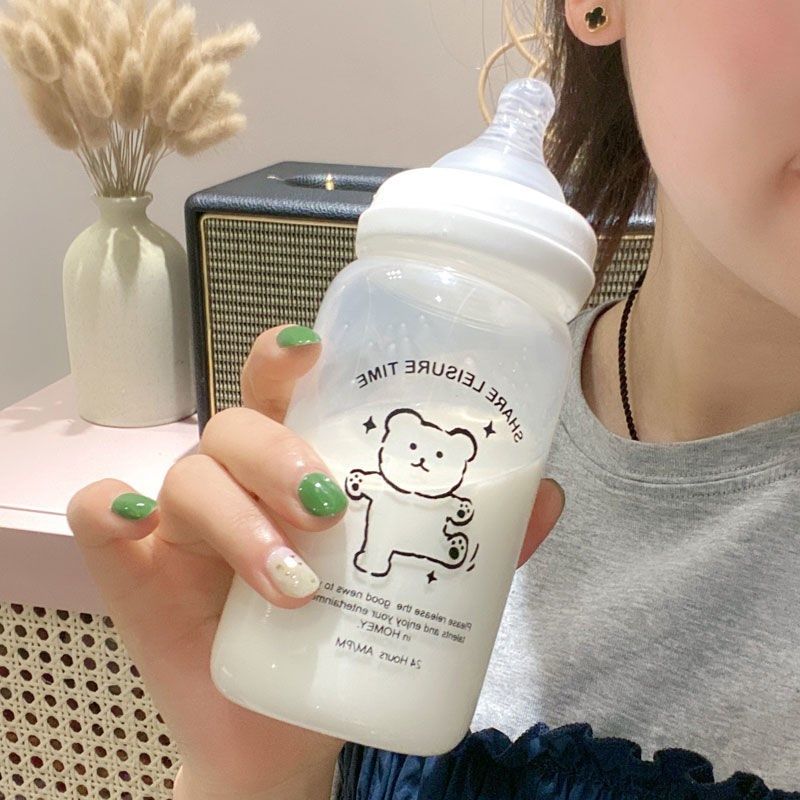 高中生男孩子女友可爱网红奶瓶女朋友专属仙女韩版奶瓶