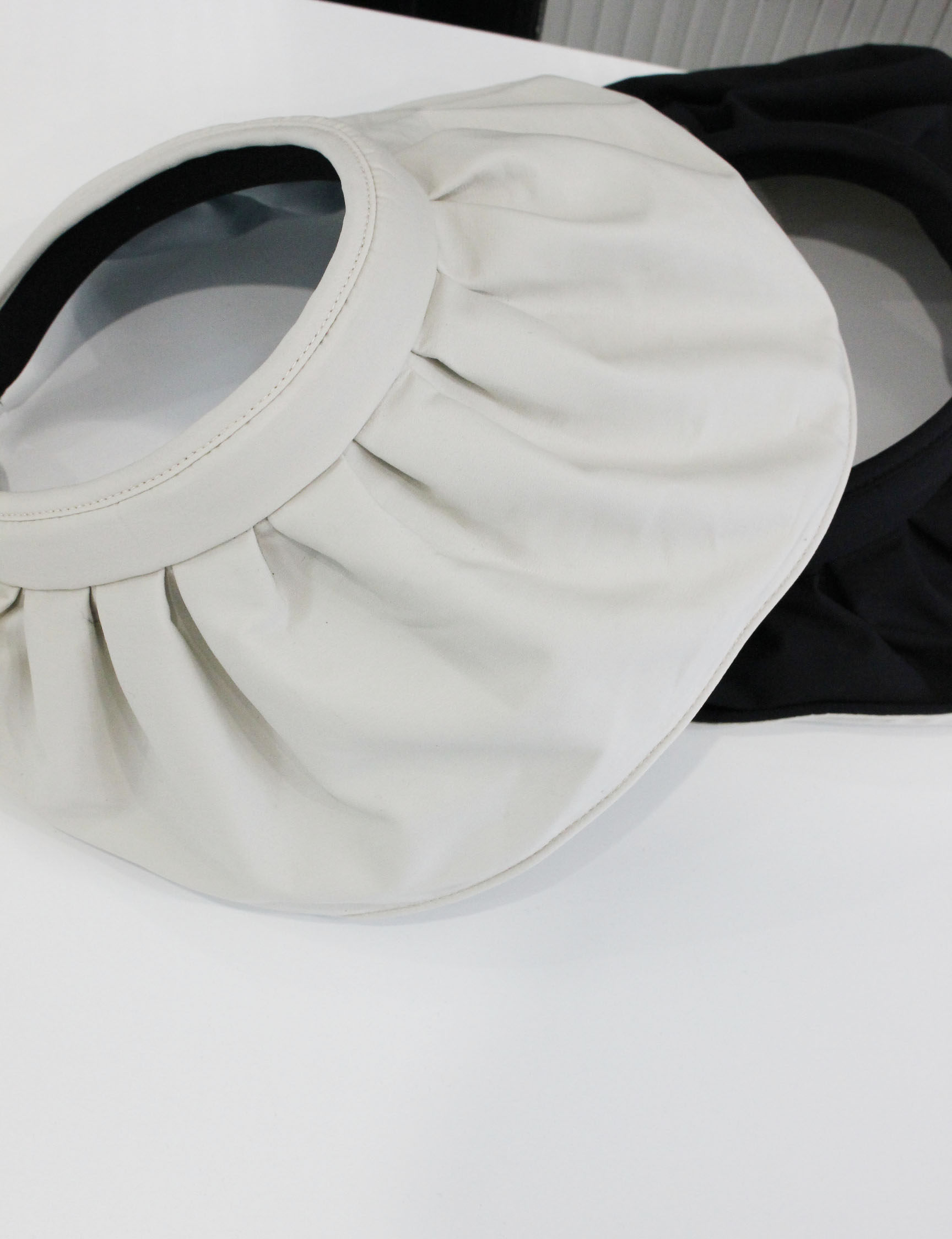 米色贝壳帽女防晒夏季遮阳沙滩骑车空顶太阳帽帽子