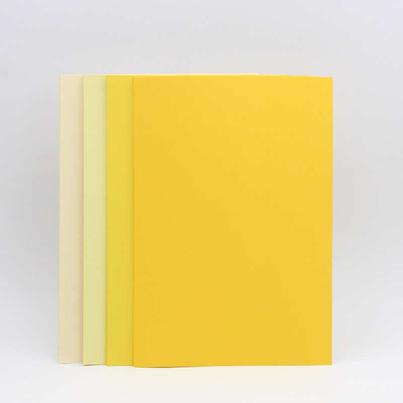 黄色系米黄儿童diy美工a4a3a2浅黄柠檬卡纸