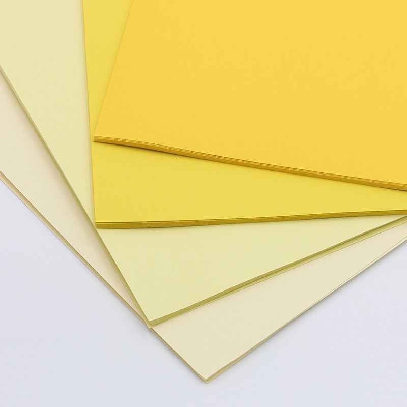 黄色系米黄儿童diy美工a4a3a2浅黄柠檬卡纸