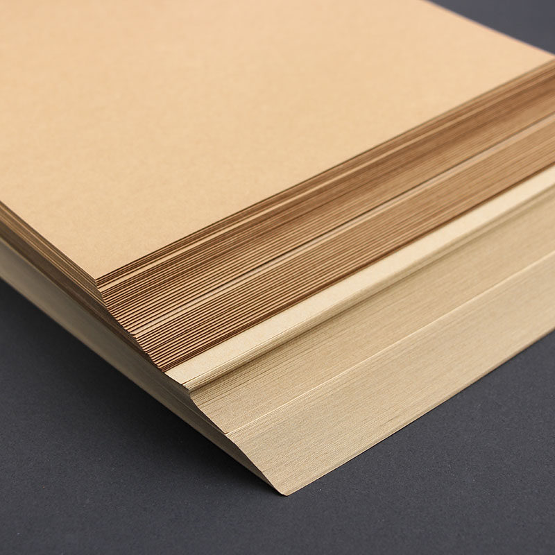 牛皮纸面纸牛卡厚硬打印纸书纸皮包牛皮封面a4卡纸