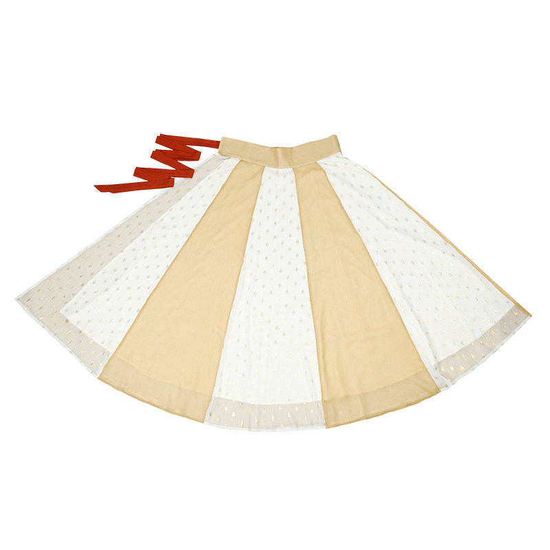 椿时序-浸月 原创制晋襦汉服交领一片式间色三件套十破裙春季新款