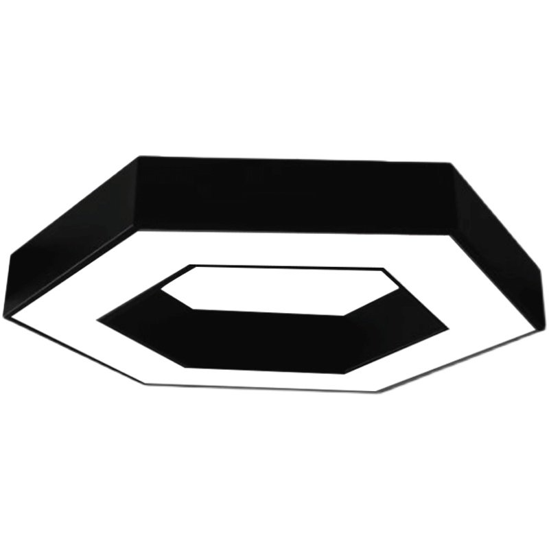 造型led吊灯菱形六边形异形健身房办公现代简约个性商场超市