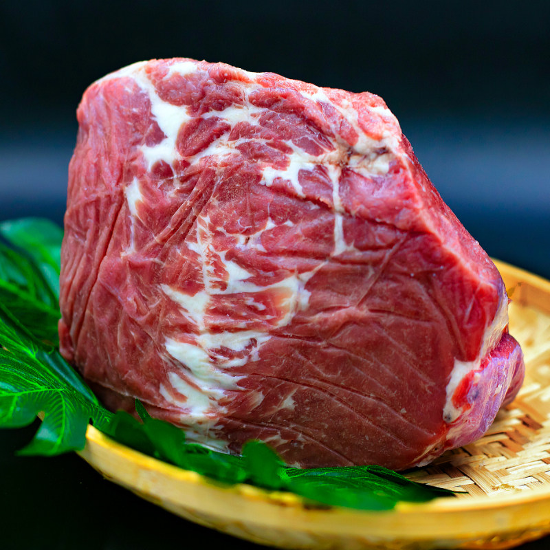 清真牛肉肉食脑烤花上雪花原切真牛新鲜国产生牛肉