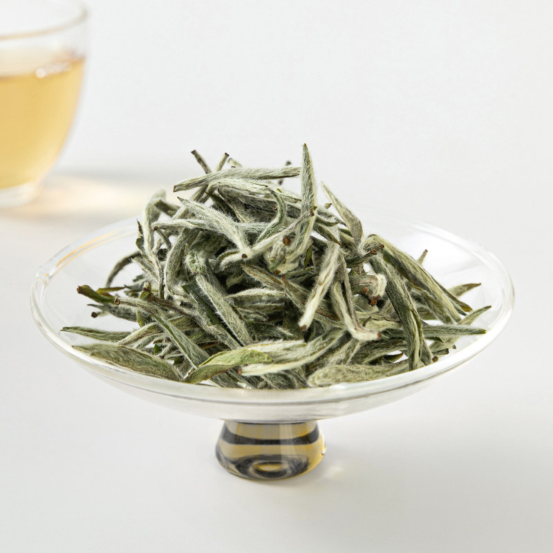 品品香茶茶叶福鼎白茶2020年明前白毫银针100克白毫银针