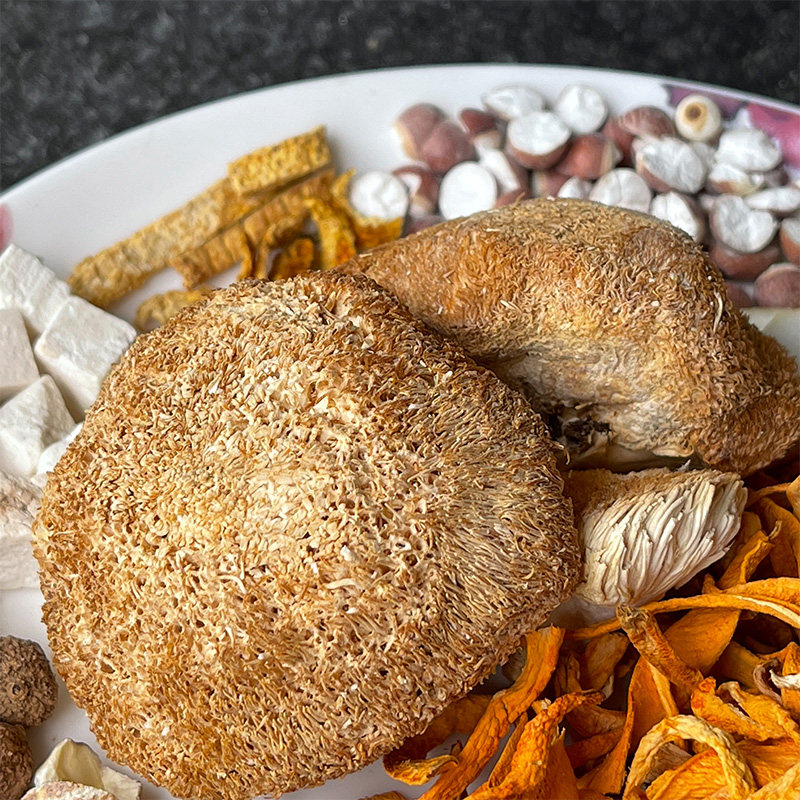 李家膳品猴头菇春砂仁煲汤汤料广东老火汤炖猴头菇