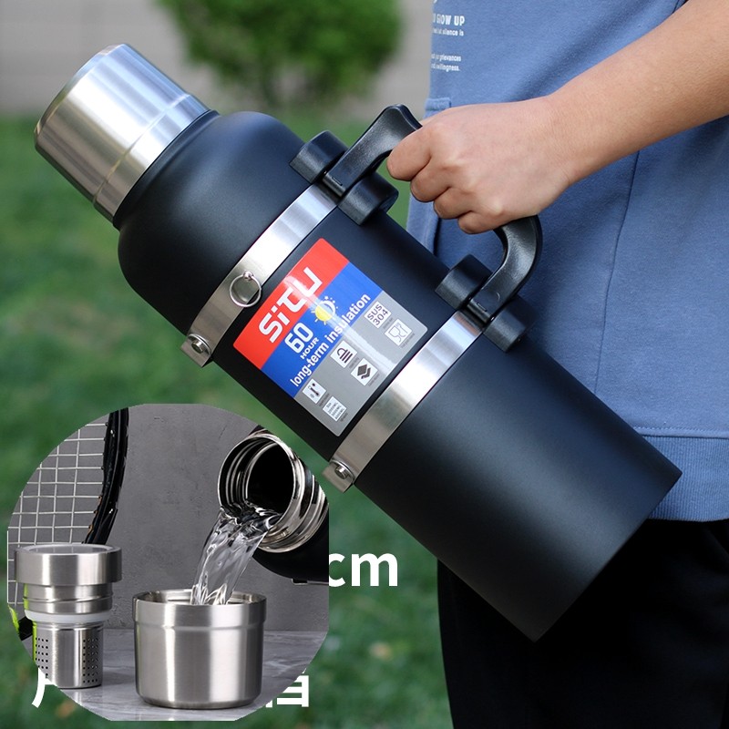 全钢保温壶特大容量4升泡茶家用暖壶开水水瓶保温壶