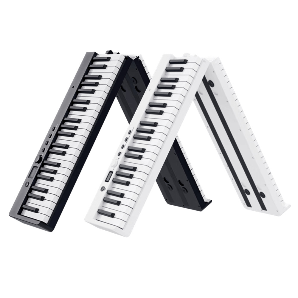 博锐可折叠电子钢琴专业版便携式成人儿童初学者学生数码钢琴