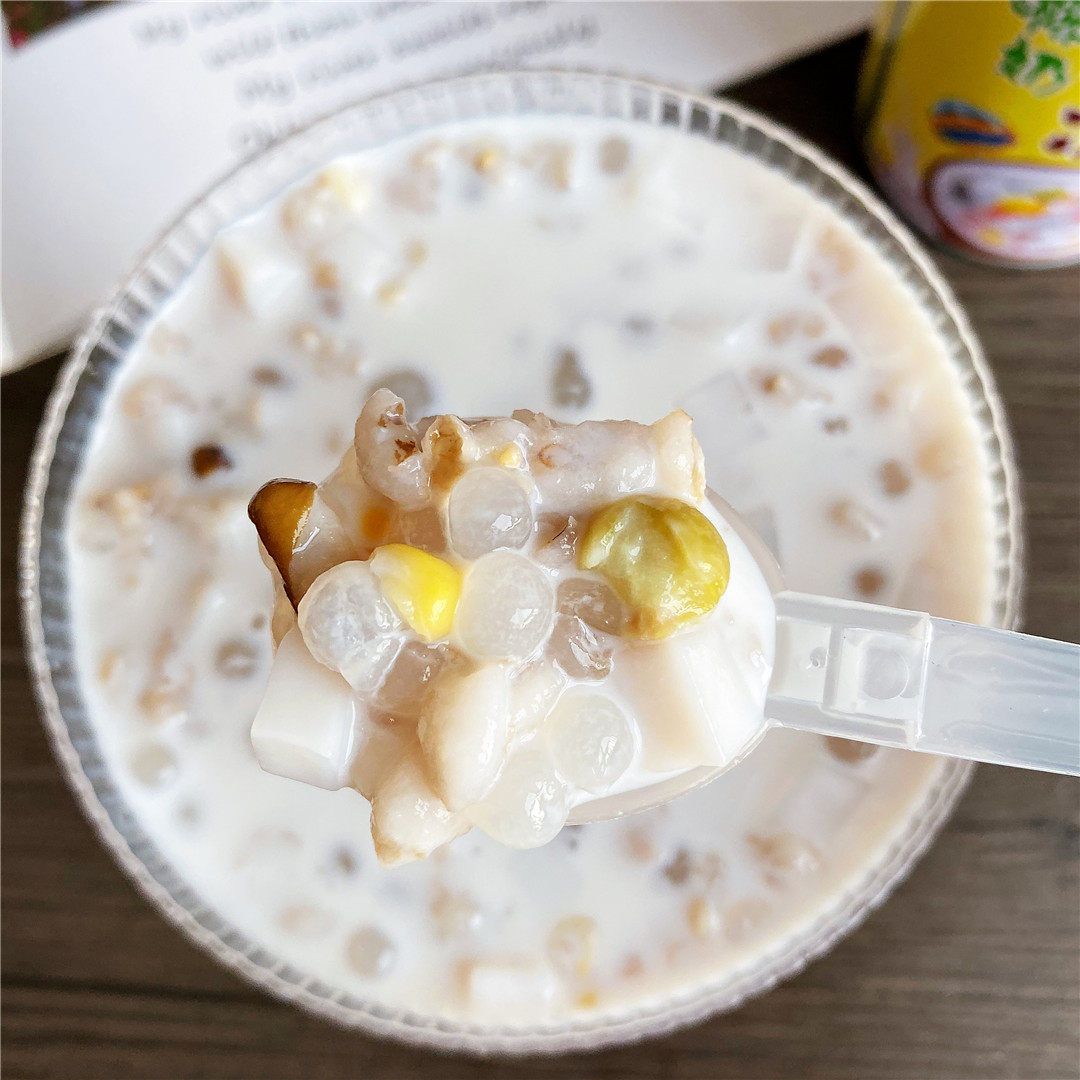 包邮德克农场椰奶清补320gx6海南特产椰果西米含乳饮料