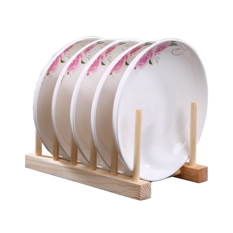 竹木木制品托架楠竹实木沥碗架厨房餐具置物架盘子厨房置物架